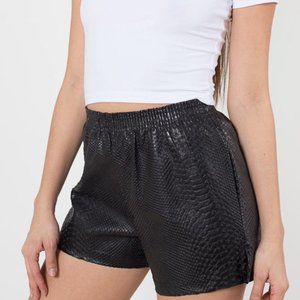 'The Relax' Leather Short American Apparel
